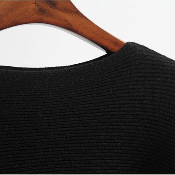New Cashmere boat neck Batwing Dolman Sweater - Picture 3 of 7